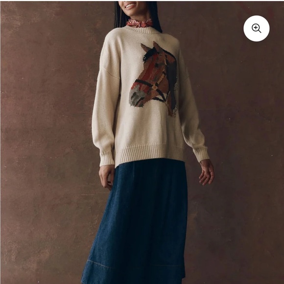 The Great.🎉host pickx2🎉🎈 NWT Stable sweater with iconic horse head - Picture 5 of 14